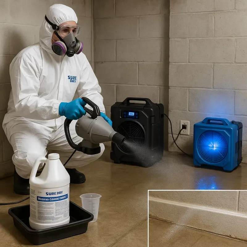Sanitization and Odor Removal process in Grove City, OH