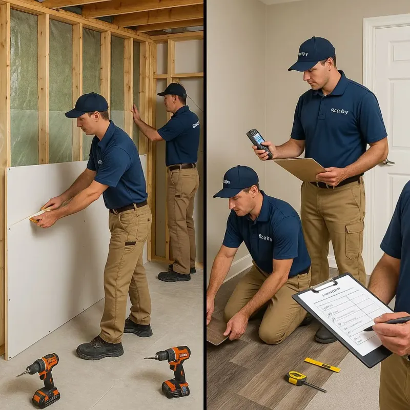 Repairs and Reconstruction process in Grove City, OH